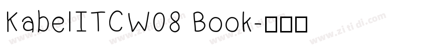 KabelITCW08 Book字体转换
